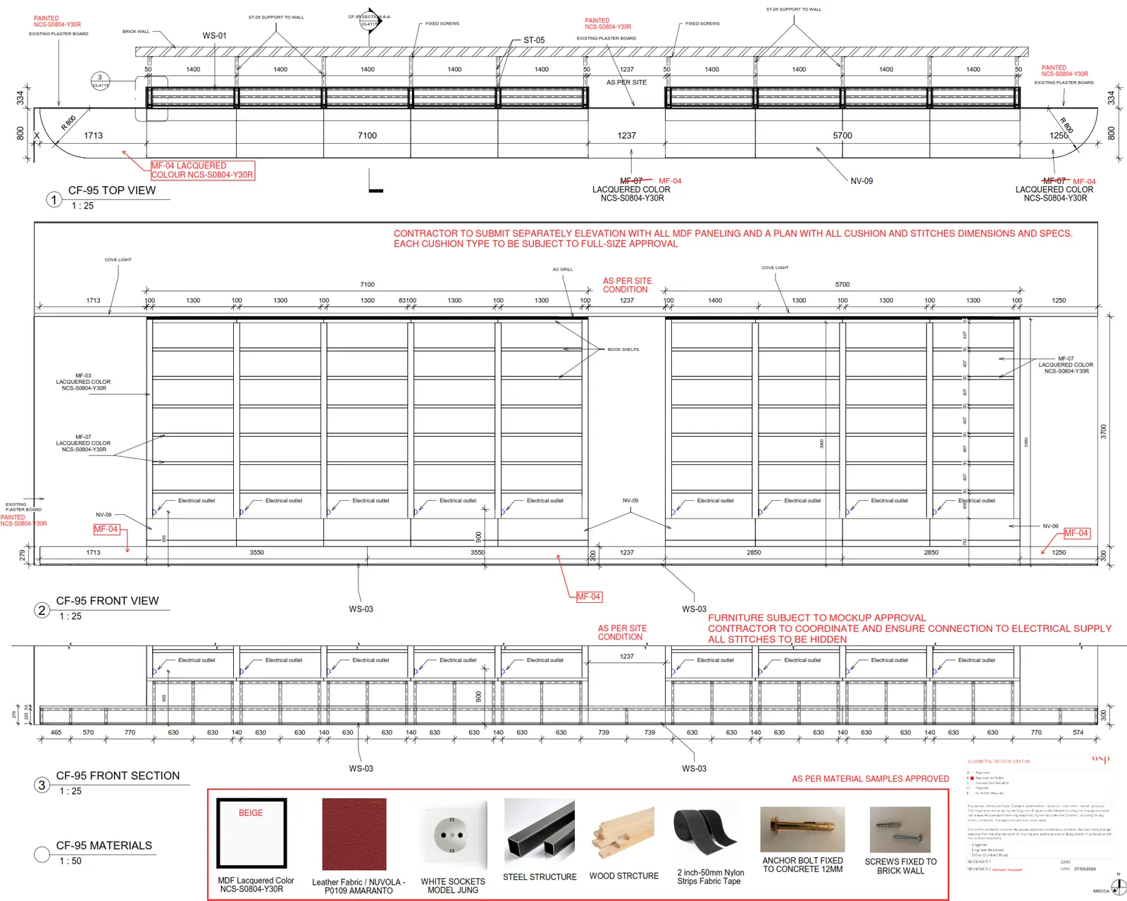 Furniture BIM shop drawing