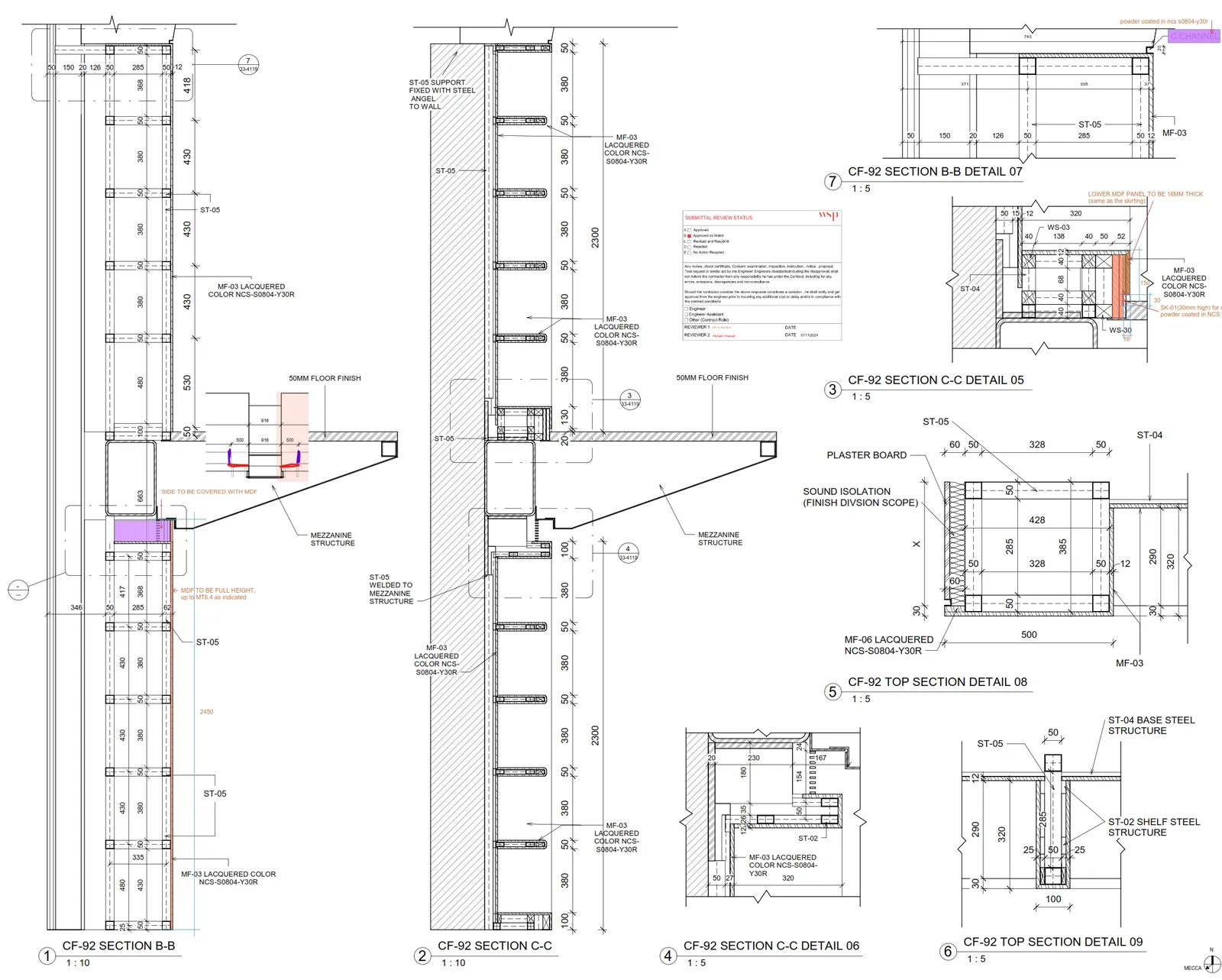 Furniture BIM shop drawing